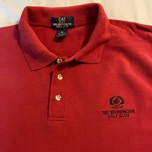 Mens XXXL 3XL Polo The Broadmoor Golf Colorado Springs Red short-sleeve